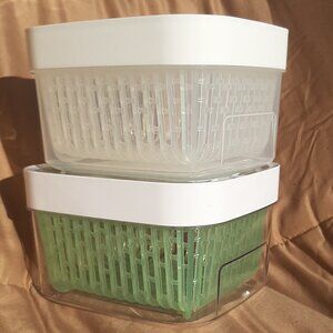 OXO Good Grips GreenSaver Produce Keeper 1.6 Qt Set(2)